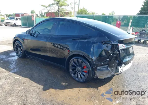 2023 Tesla Model Y Performance Dual Motor All-Wheel Drive from USA, damaged, VIN 7SAYGDEF2PF615943